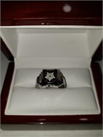 WALTHAM LEAGUE STERLING SILVER RING