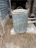Large Horton galvanized 5 gallon water cooler