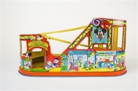 J. Chein Tin Litho Disneyland Roller Coaster