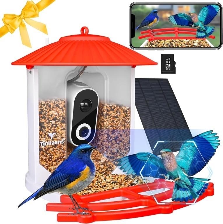 Tinllaans Smart Brid Feeder with Camera