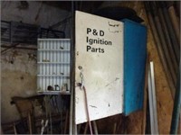 P&D Ignition Parts Cabinet with contents - buyer