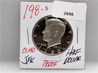 1980-S Clad PF JFK Half $1 Dollar