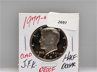 1977-S Clad PF JFK Half $1 Dollar