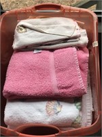 Tote of Assorted Towels