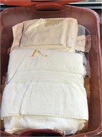 Tote of Assorted Towels