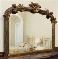 Carved Mantle Mirror, 19th Century