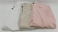 3 Pairs of "Ruff Hewn" Summer Jeans - Size 10,