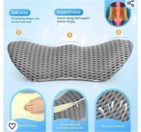 Memory Foam Back Lumbar Support Pillow