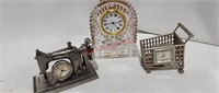 Mini clocks sewing machine shopping