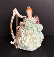 Irish Dresden Porcelain Lace Figurine