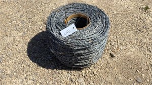 New roll  of barb wire
