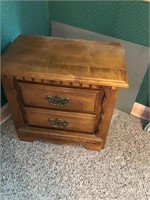 Wooden end table