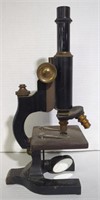 (E) Spencer Lens Microscope (Appro. 14" Tall)