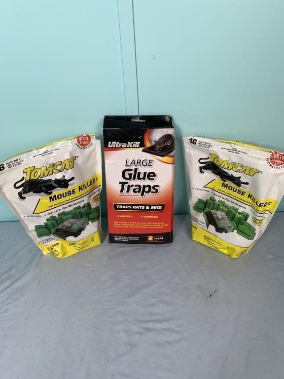 Tom Cat Mouse Killer & Ultra Kill Glue Traps