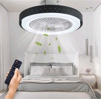 Bladeless Ceiling Fan with Light & Remote Control.