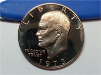 OF) 1973 s Ike dollar proof