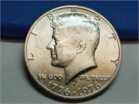 OF) UNC 1976 S Kennedy silver half dollar