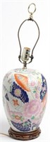 Antique Chinese Porcelain Jar Mounted as Lamp