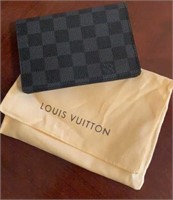 "Louis Vuitton" Damier Graphite Passport Cover