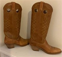 Vintage Western Stiched Leather Woman's Boots