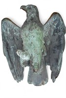 Large Bronze Bald Eagle Statue