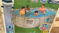 Bestway 14’ Power Steel Frame Pool (?Complete?)