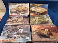 (6) Scale Models, Mostly German Military