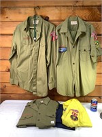 Assorted Boy Scouts of America Uniforms