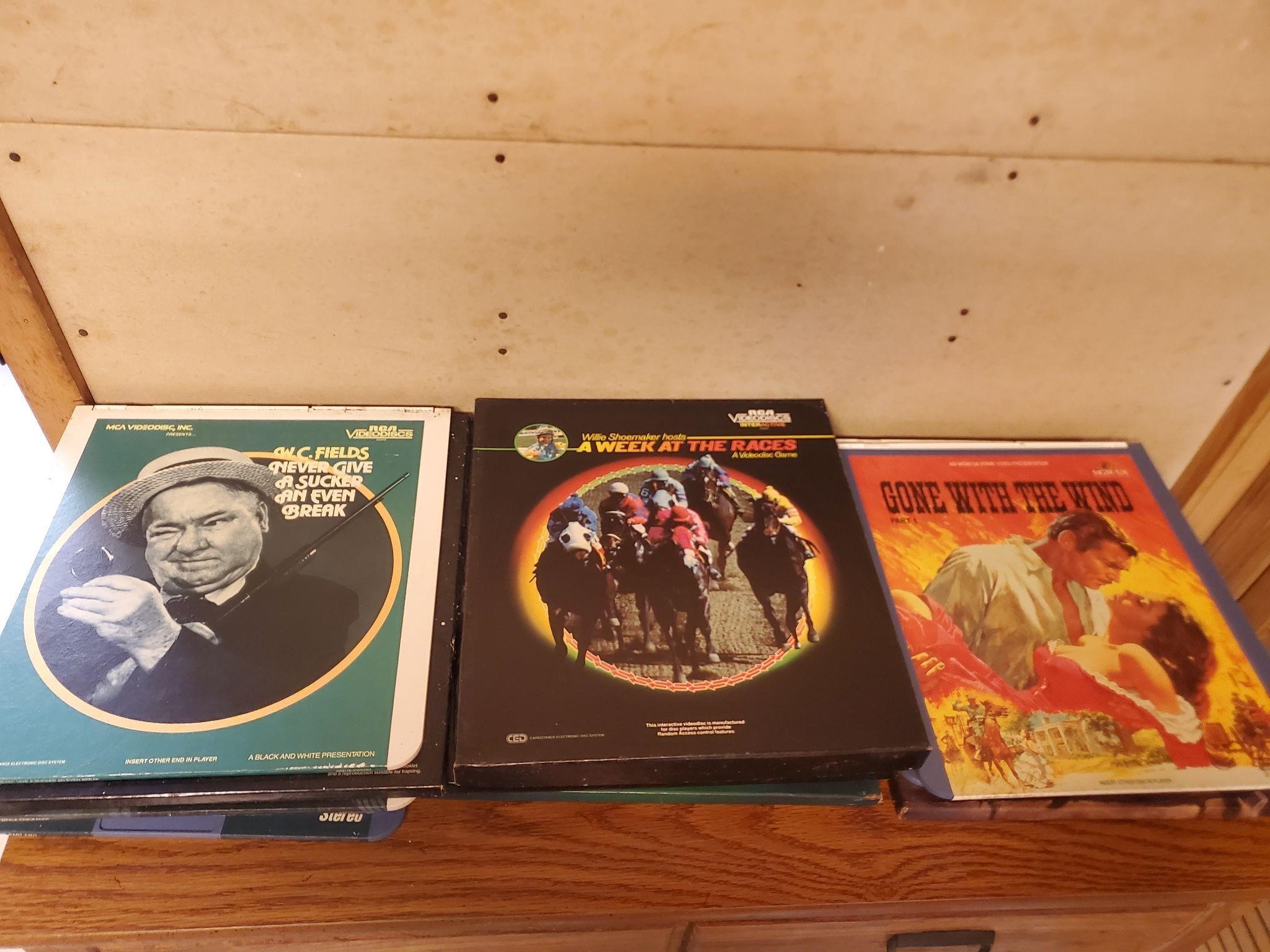 Vintage videodisc lot not tested