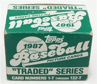 1987 Topps Baseball Traded Series