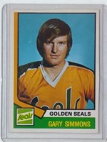 1974-75 Gary Simmons Rookie Card