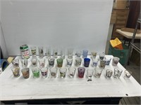 Decorative and collectable shot glasses