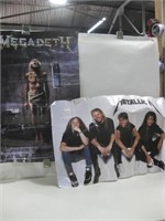 Megadeth & Metallic Posters See Info