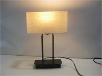 17" Table Lamp Powers On