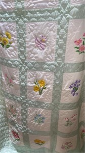 2 HAND STITCHED QUILTS