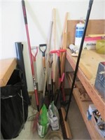 Shovels, Rakes * Garden Seeder * Broom