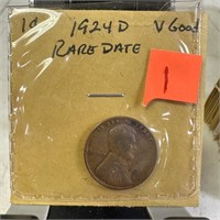 1924-D WHEAT PENNY CENT BETTER DATE