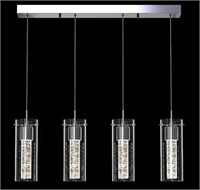 Essence 27-Watt 4 Light Chrome LED Pendant Light