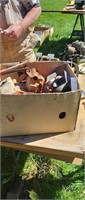 Box of  hain saw parts