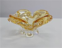 Art Glass Bowl Chalet Lorraine Era