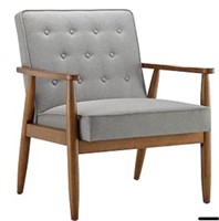 Tufted Fabric Accent Chair