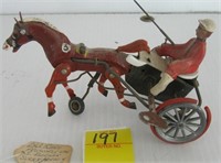 GERMAN SULKY HORSE AND CART