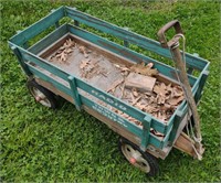 Radio Town & Country Wooden & Metal Cart