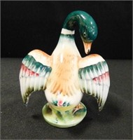 Ceramic Duck; 4¼" h x 3½" w