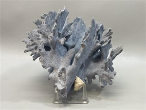 Blue Coral Decorative Figure VTG