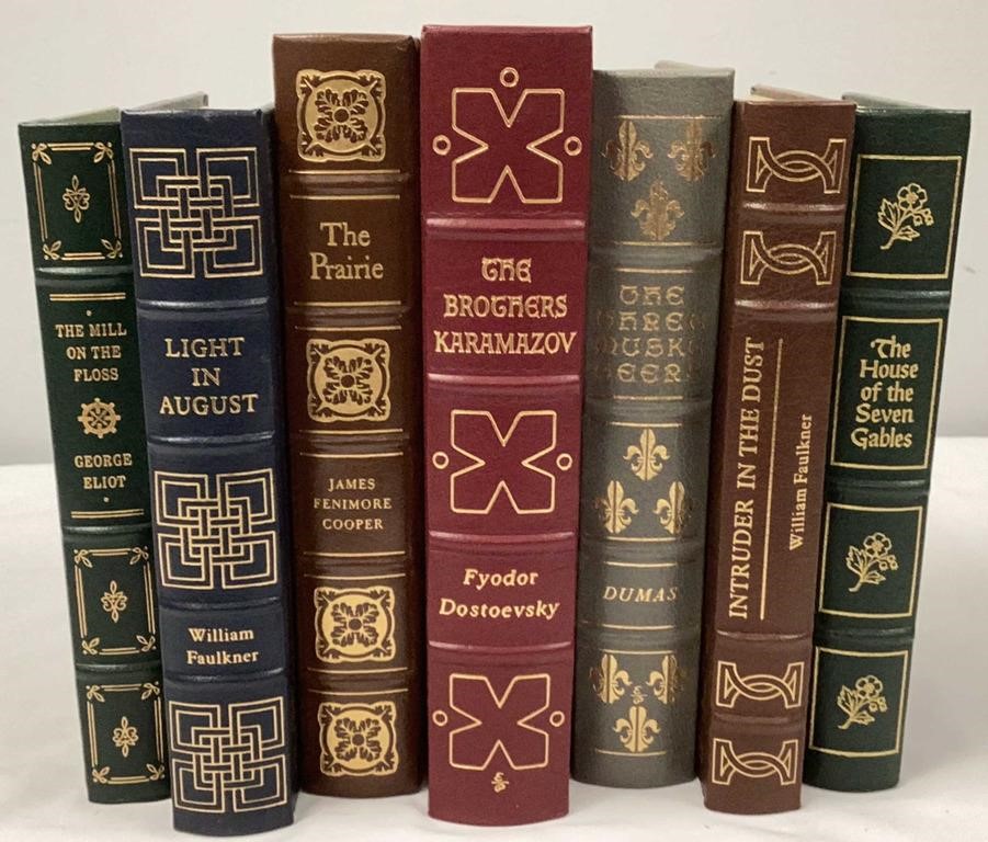 Seven Leather Bound Classics