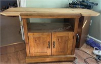 TV Cabinet with Custom Made Top to Hold Big