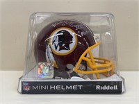 Signed Washington Redskins Mini Helmet
