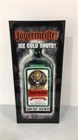 Brand new light up jagermiester sign,  comes in
