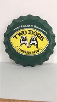 TWO DOG lemonade brew-tin bottle cap style